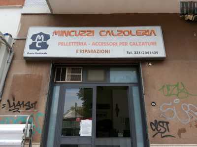 Il nostro viaggio si conclude in viale della Resistenza, nei pressi di Parco 2 Giugno, dove si trova �Mincuzzi Calzoleria�, bottega attiva dal 1954